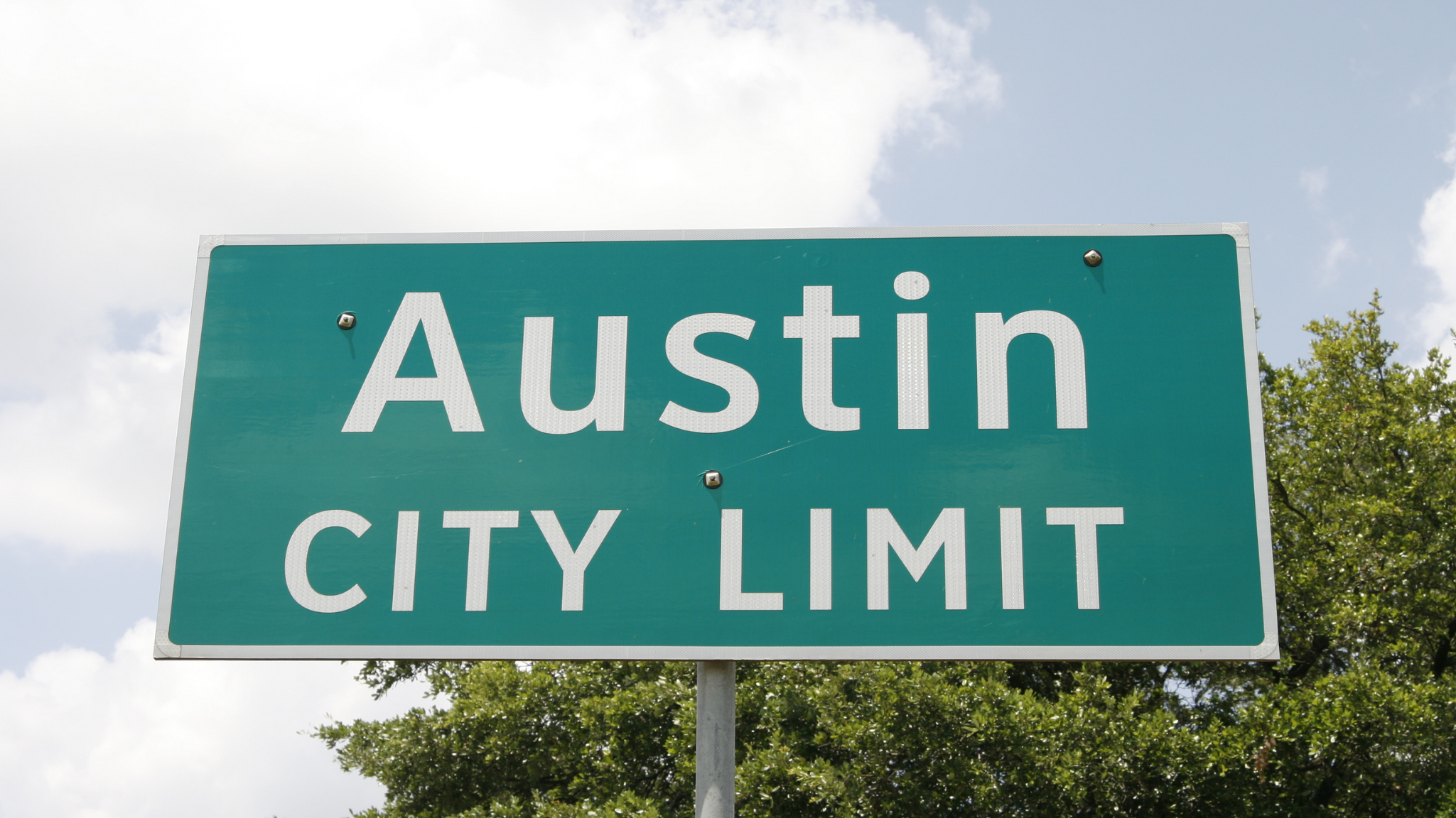 Austin city limit sign